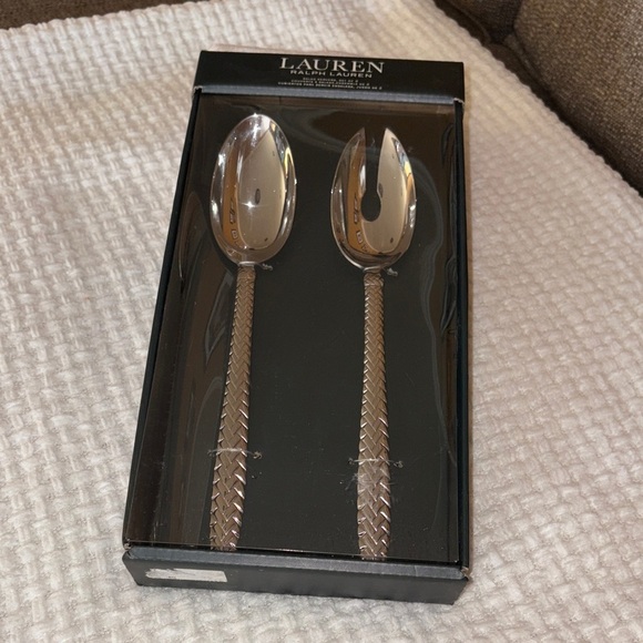 Ralph Lauren Other - Brand New Ralph Lauren Silver Salad Servers Set No Longer Sold in Stores!